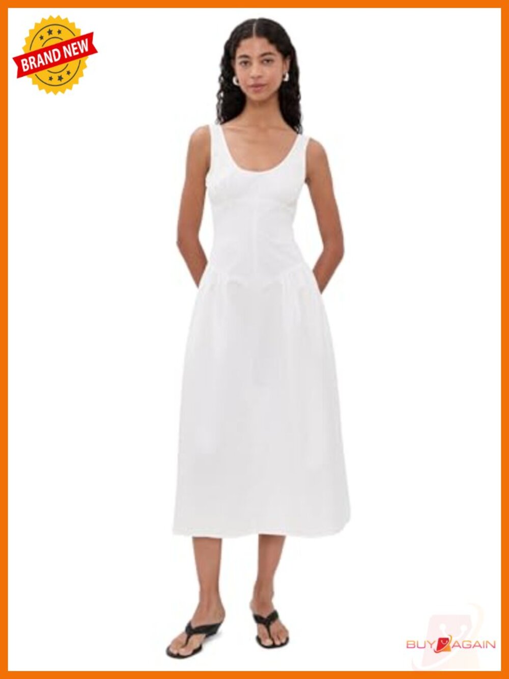Lioness Luna Rosa Scoop Neck Sleeveless Fit Flare Maxi Dress